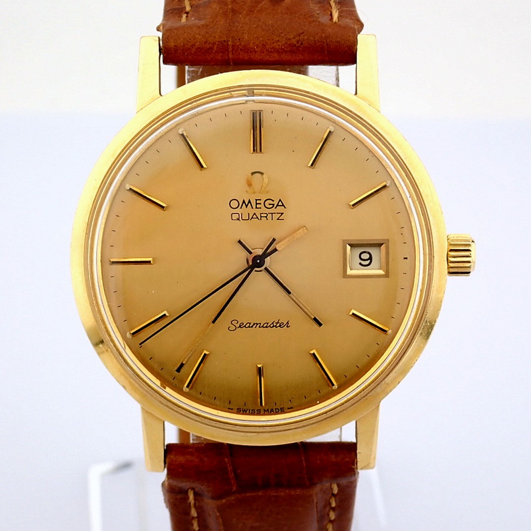 Omega / Vintage Seamaster - Gentlmen's Yellow gold Wrist Watch - Image 3 of 9