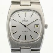 Omega / Geneve Automatic Date - Gentlmen's Steel Wrist Watch