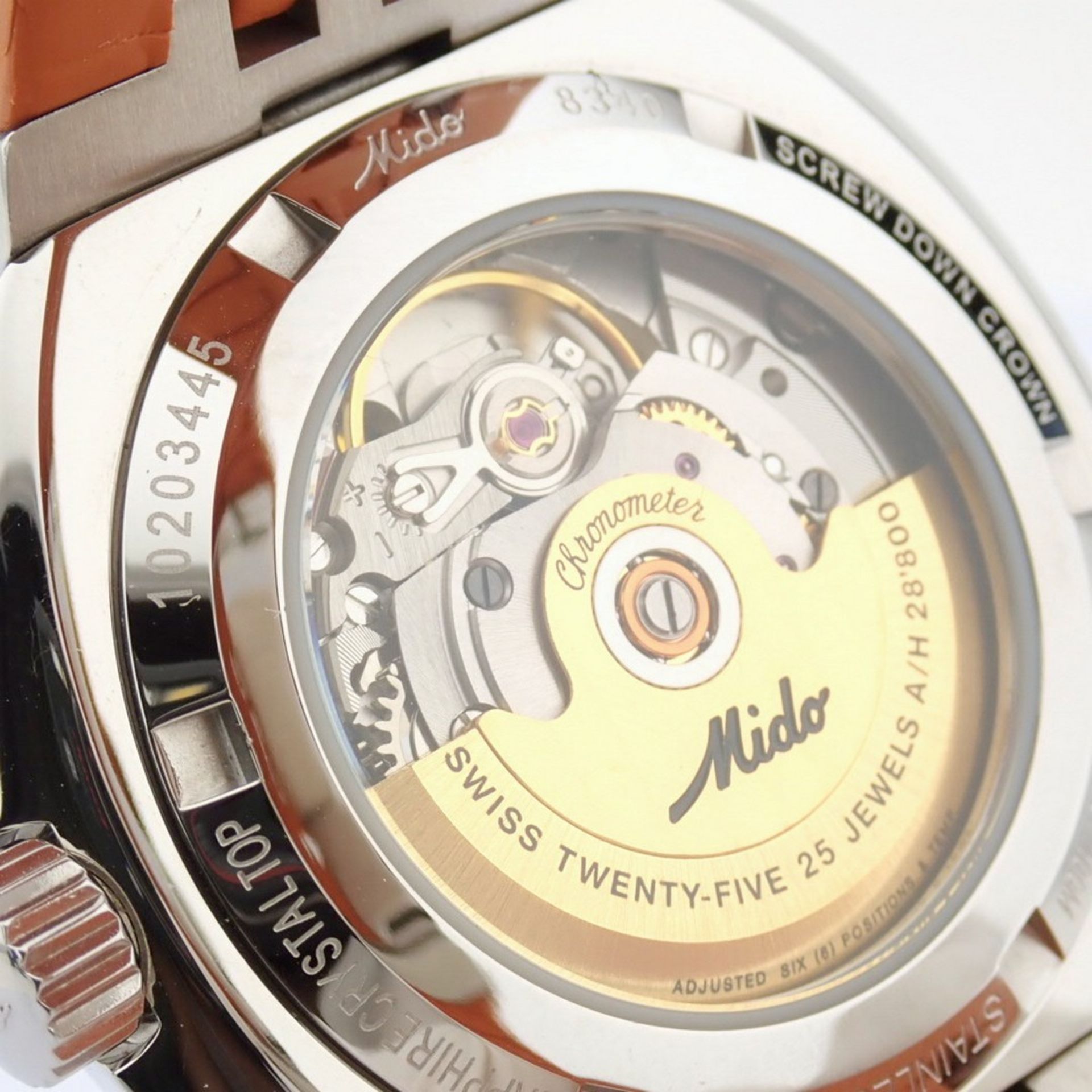 Mido / All Dial Day Date Choronometer Automatic Transparent (Unworn) - Gentlmen's Steel Wrist Watch - Image 11 of 12