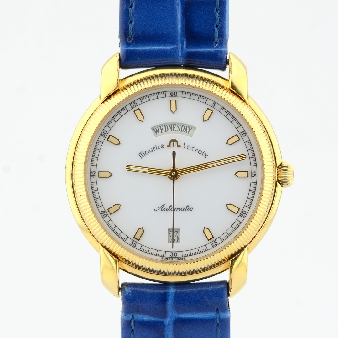 Maurice Lacroix / Automatic Day-Date - Gentlmen's Gold/Steel Wrist Watch - Image 2 of 8