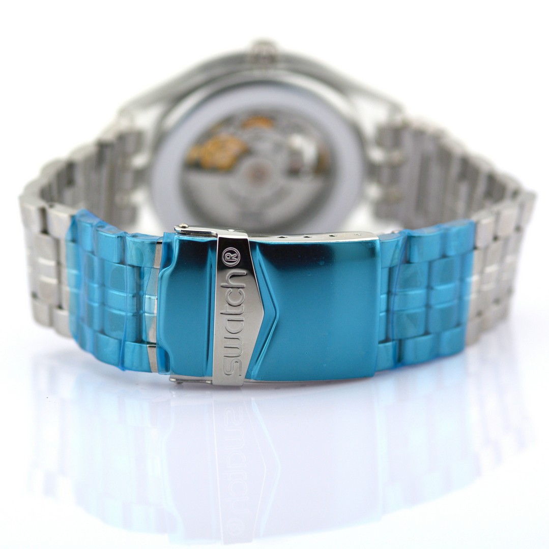 Swatch / Diaphane Irony Automatic - (Unworn) Unisex Steel Wrist Watch - Image 5 of 6