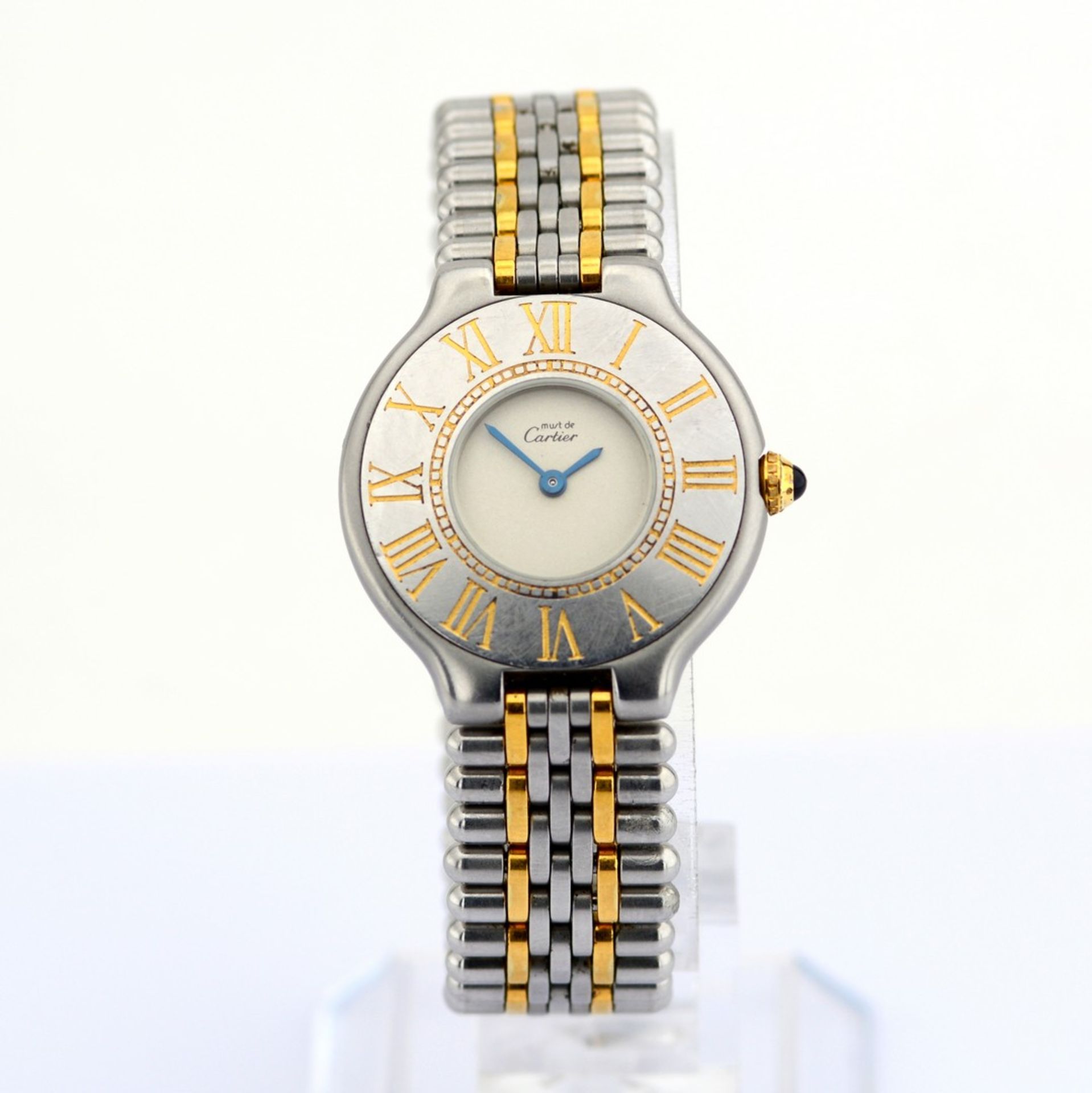 Cartier / Must de 21 - Lady's Gold/Steel Wrist Watch - Image 4 of 8