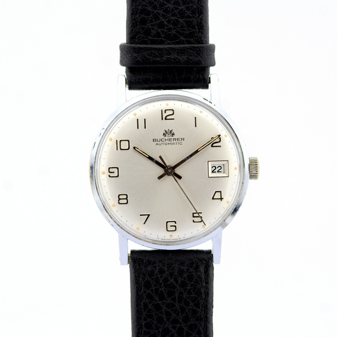 Bucherer / Vintage Automatic Date - Gentlmen's Steel Wrist Watch - Image 2 of 5