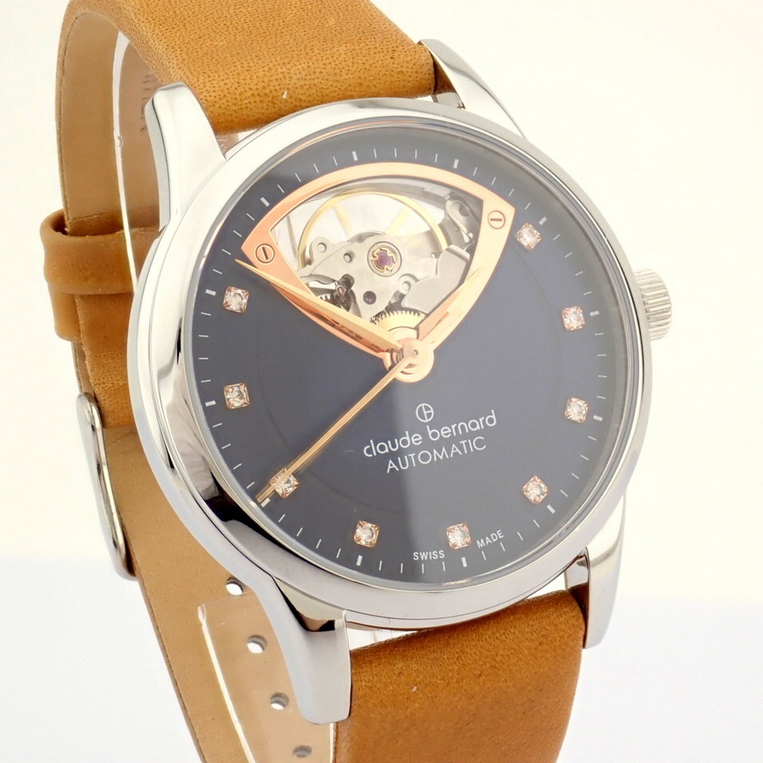 Claude Bernard / Open Heart / Automatic Full Set - (New) Leather / Unisex - Image 9 of 10