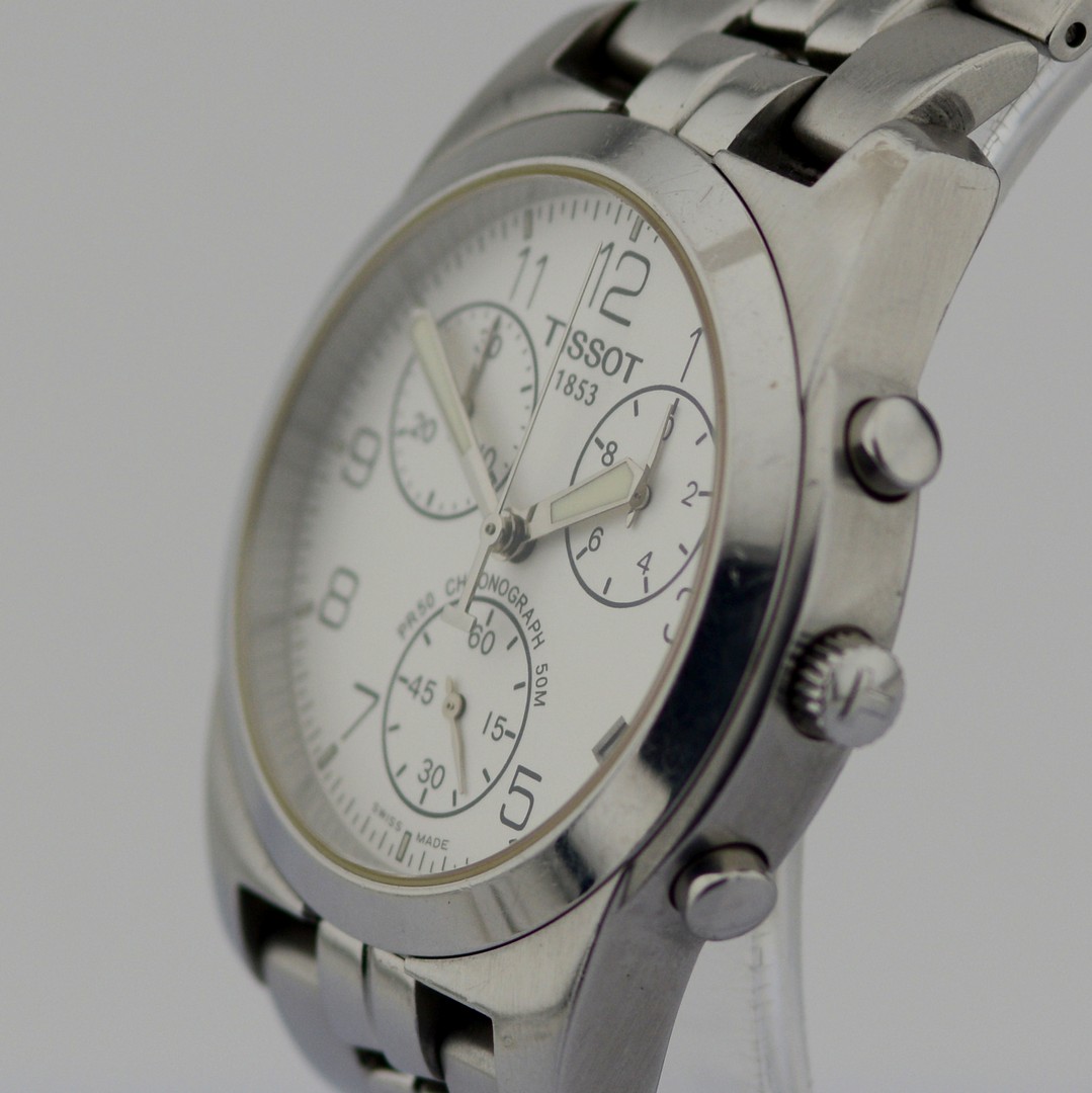 Tissot / PR50 Chronograph - Gentlmen's Steel Wrist Watch - Image 5 of 7