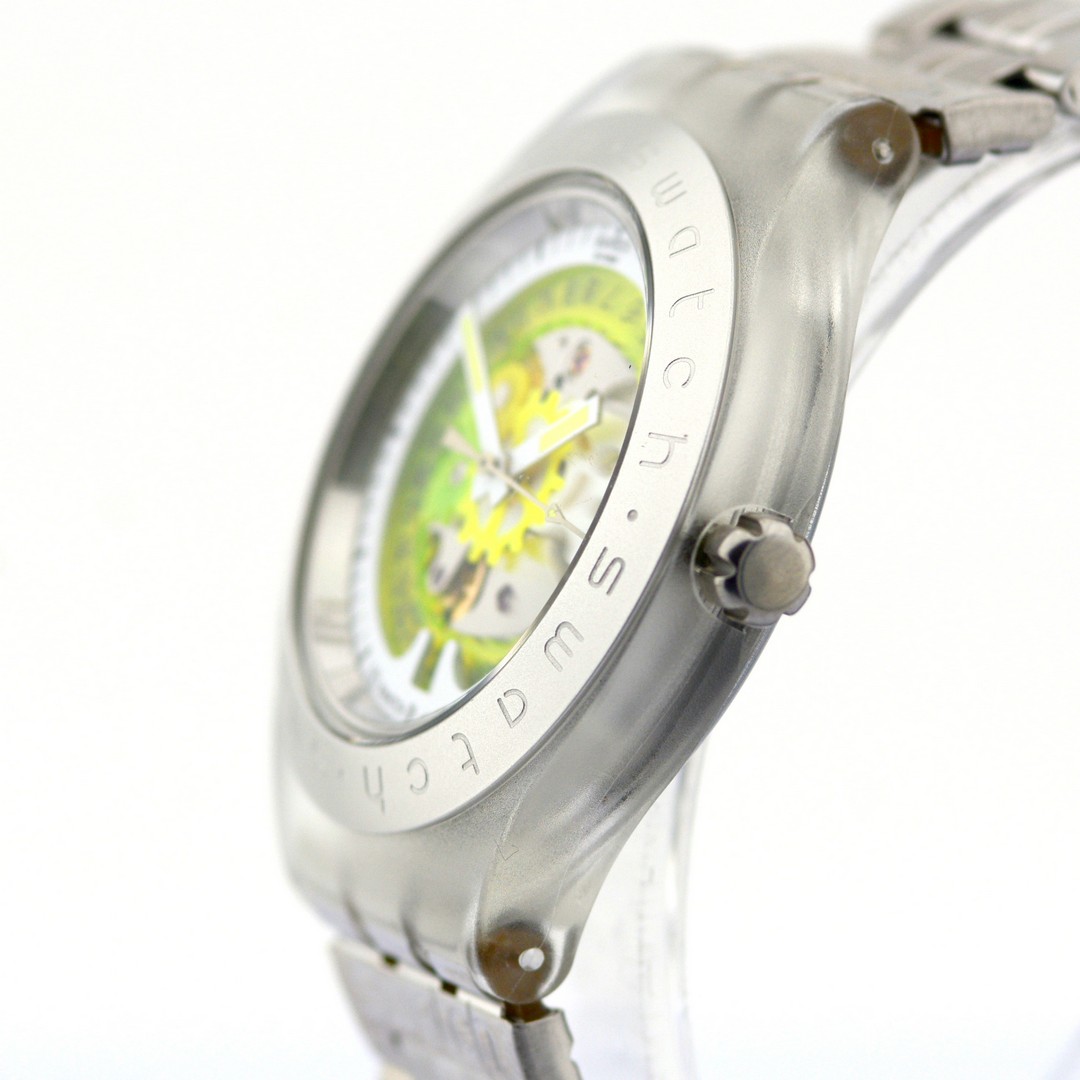 Swatch / Diaphane Irony Automatic - (Unworn) Unisex Steel Wrist Watch - Image 3 of 6