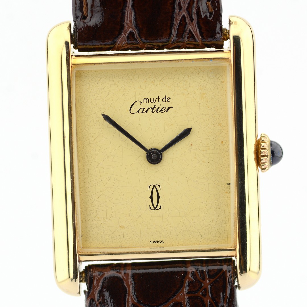 Cartier / Must de - Lady's Gold/Steel Wrist Watch