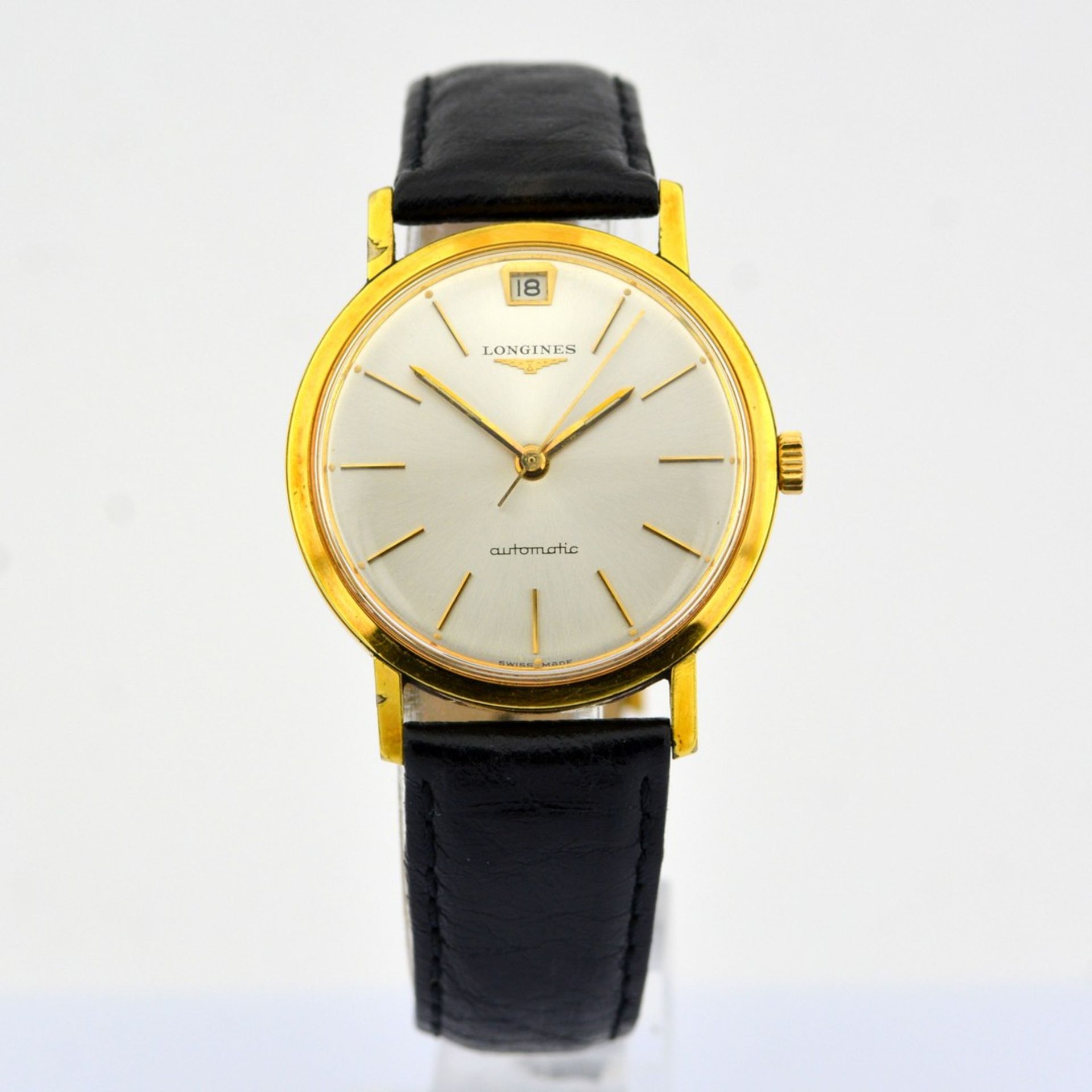 Longines / Vintage Automatic Date - Gentlmen's Steel Wrist Watch - Image 2 of 6