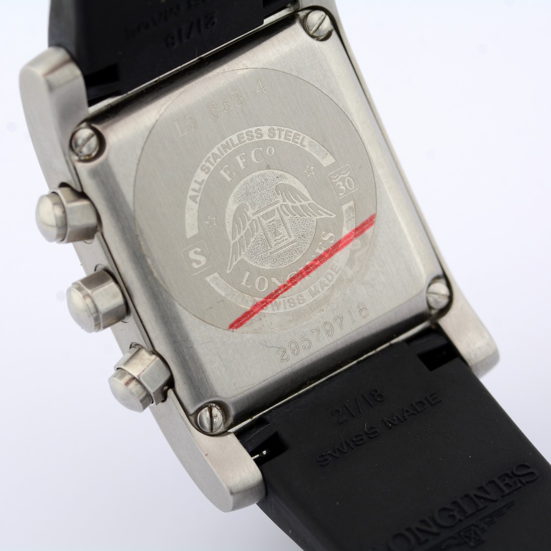 Longines / Dolce Vita Chronograph - Gentlmen's Steel Wrist Watch - Image 5 of 8