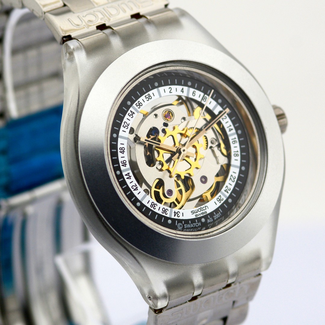 Swatch / Diaphane Irony Automatic - (Unworn) Unisex Steel Wrist Watch - Image 2 of 6