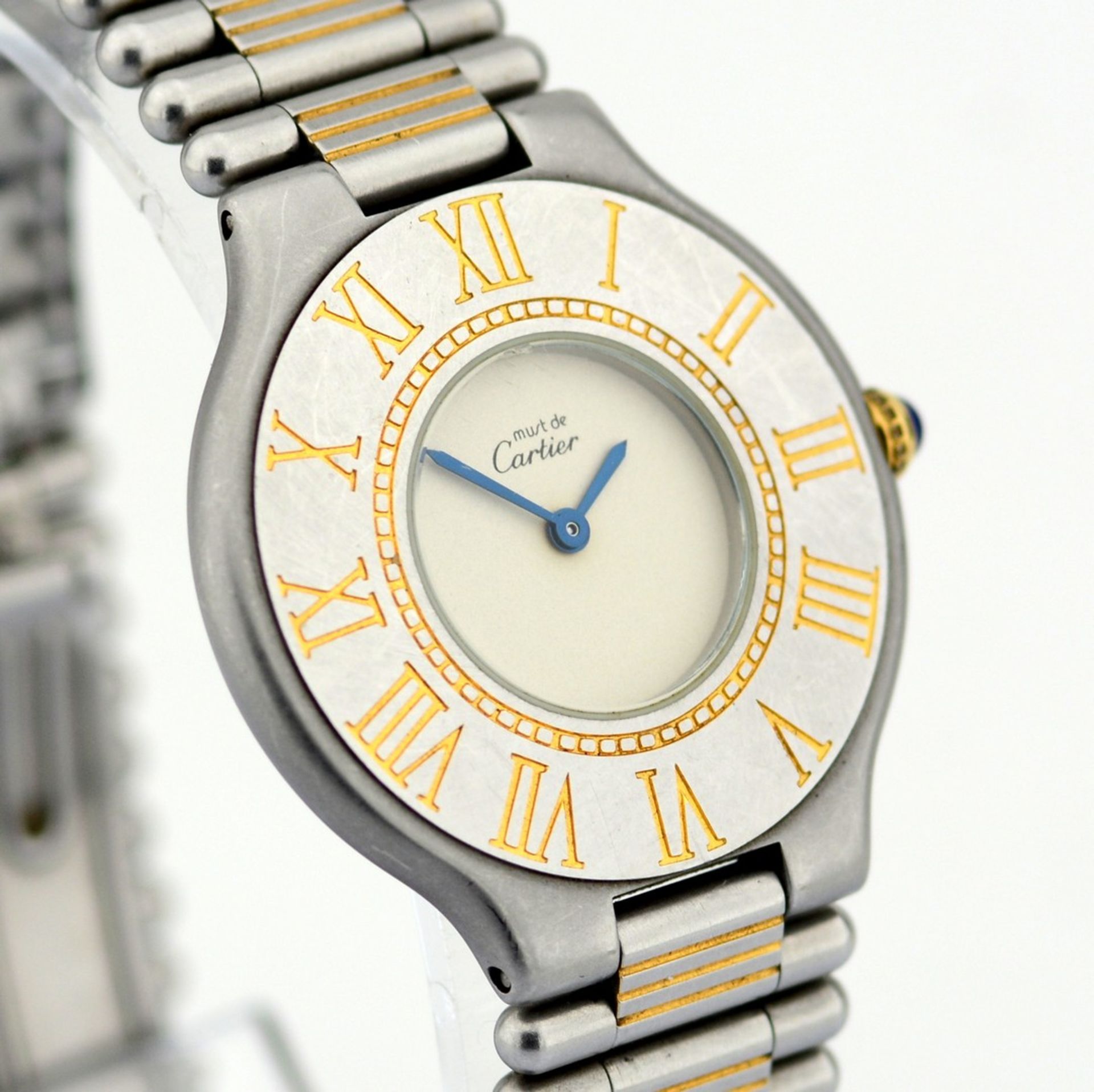 Cartier / Must de 21 - Lady's Steel Wrist Watch - Image 3 of 6