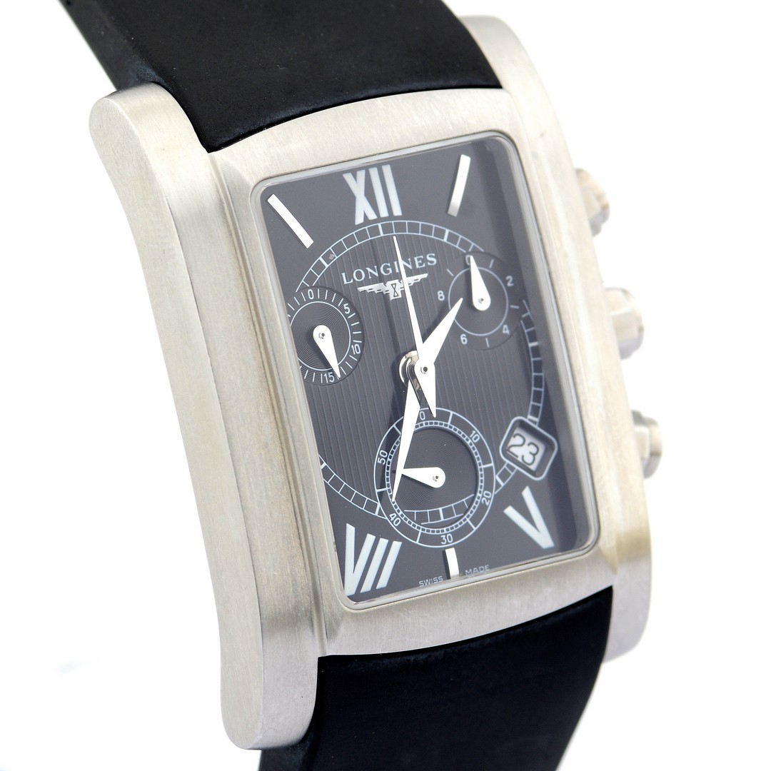 Longines / Dolce Vita Chronograph - Gentlmen's Steel Wrist Watch - Image 3 of 8