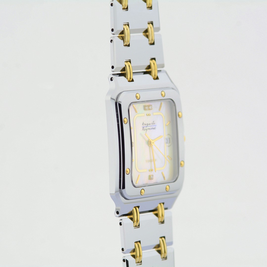 Auguste Reymond / Tungsten Mother of pearl dial Date - Unisex Steel Wrist Watch - Image 2 of 8