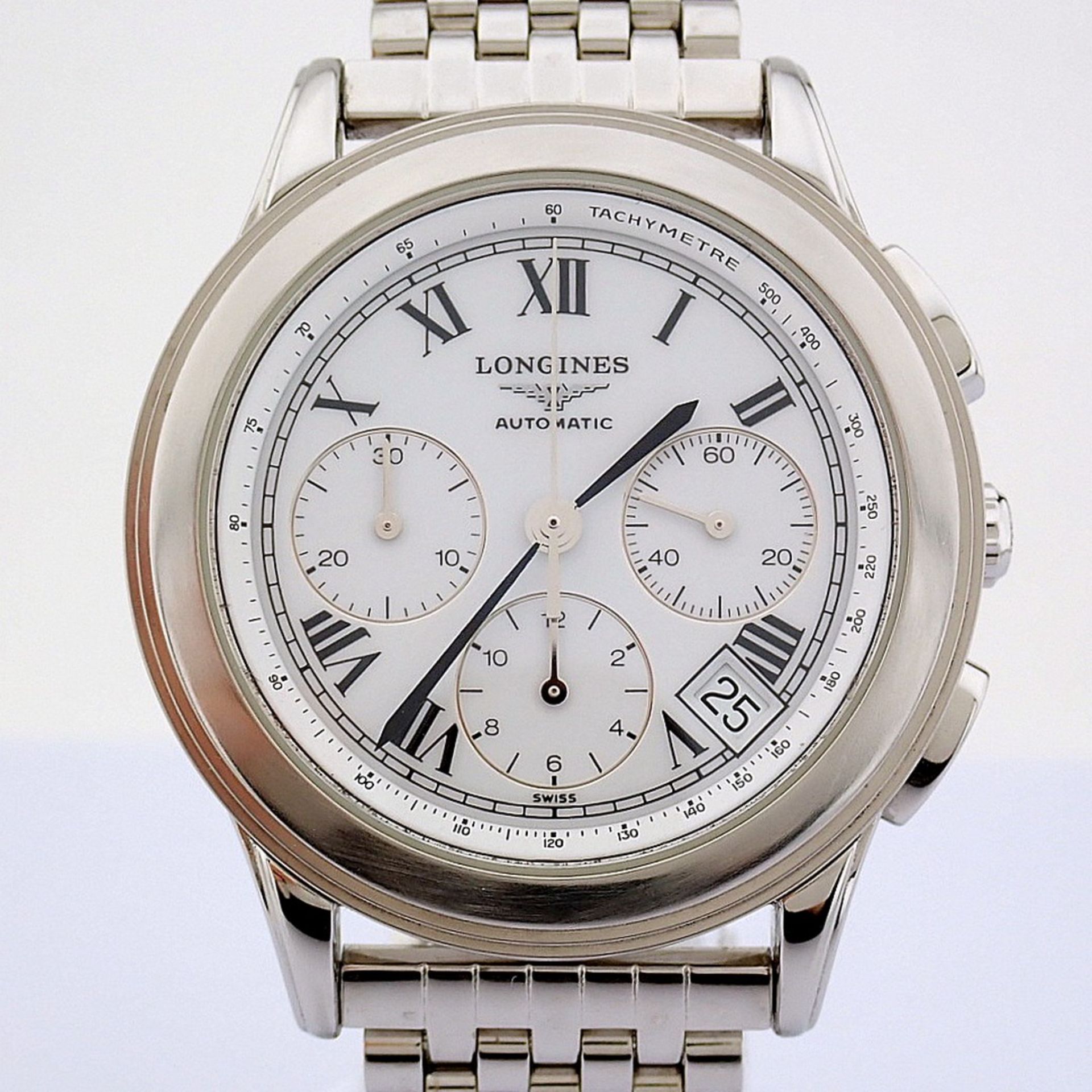 Longines / Flagship Roman Numbers - Gentlmen's Steel Wrist Watch - Image 2 of 10