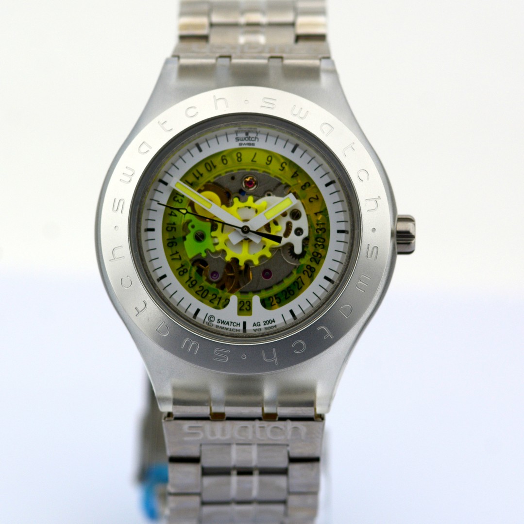 Swatch / Diaphane Irony Automatic - (Unworn) Unisex Steel Wrist Watch - Image 2 of 6