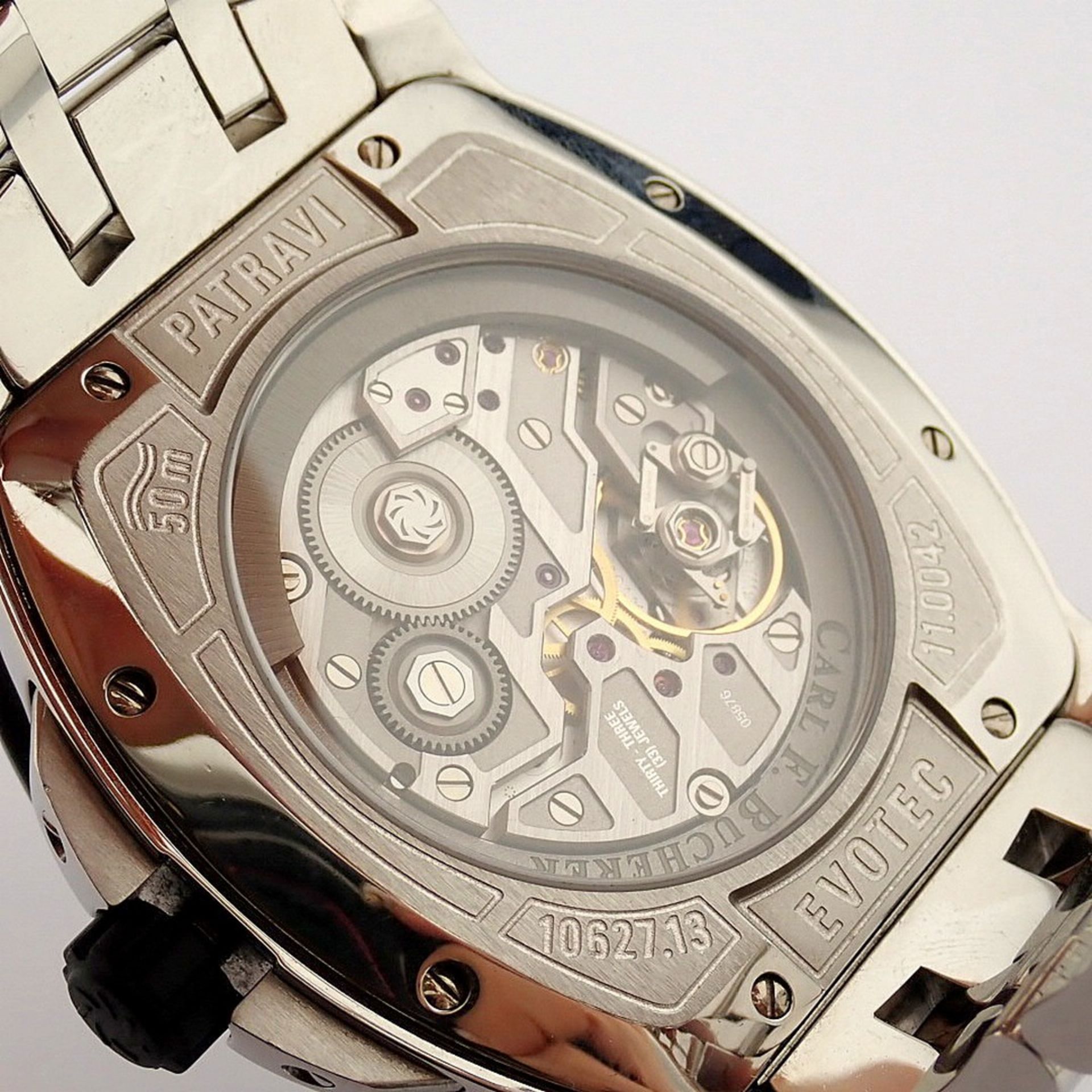 Carl F. Bucherer / Patravi Evotec Power Reserve - Gentlmen's Steel Wrist Watch - Image 10 of 12