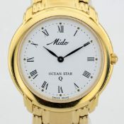 Mido / Ocean Star - Gentlmen's Gold-plated Wrist Watch