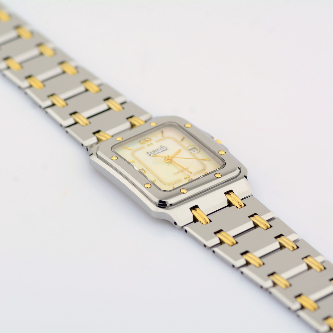 Auguste Reymond / Tungsten Mother of pearl dial Date - Unisex Steel Wrist Watch - Image 8 of 8