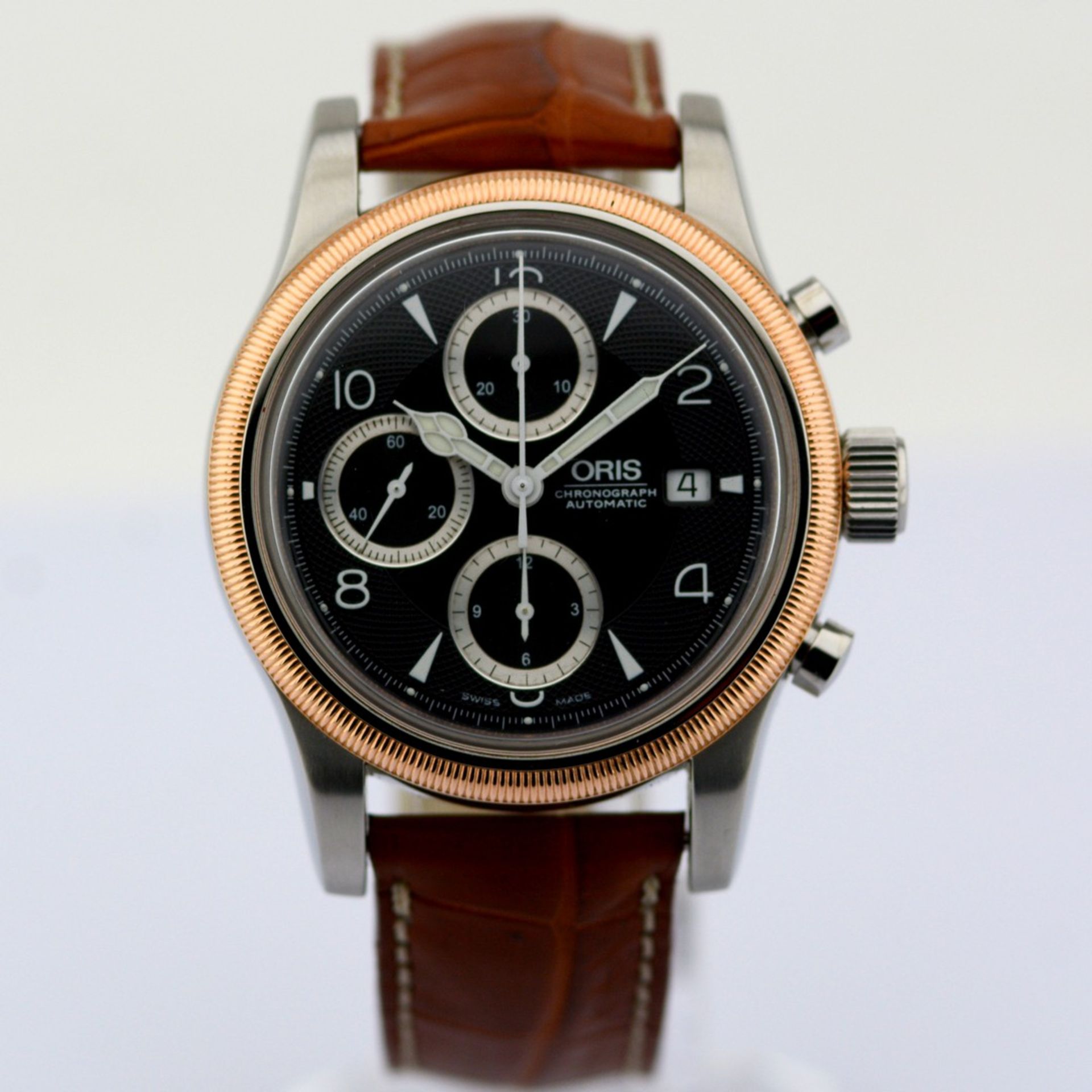 Oris / Big Crown 7567 Chronograph Automatic - Date - Gentlmen's Steel Wrist Watch - Image 7 of 7