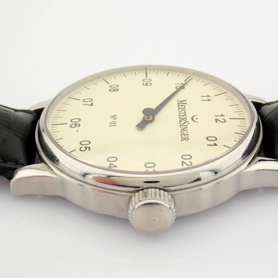 Meistersinger / No 01 - Gentlmen's Steel Wrist Watch - Image 12 of 12