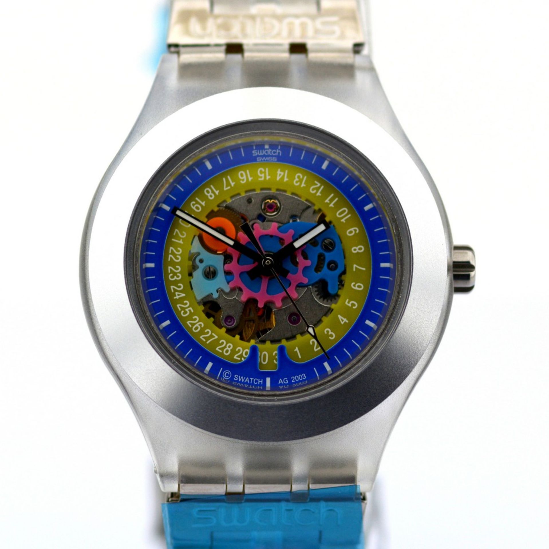 Swatch / Diaphane Irony Automatic - (Unworn) Unisex Steel Wrist Watch - Image 7 of 7