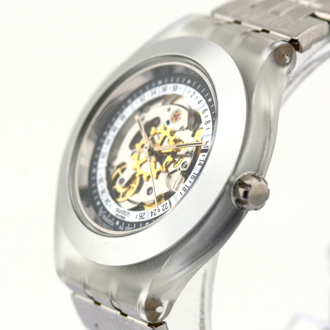 Swatch / Diaphane Irony Automatic - (Unworn) Unisex Steel Wrist Watch - Image 3 of 6