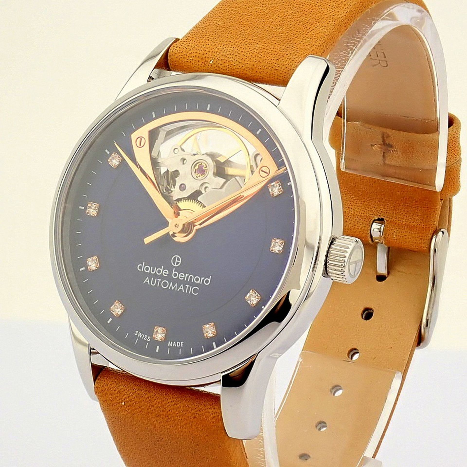 Claude Bernard / Open Heart / Automatic Full Set - (New) Leather / Unisex - Image 10 of 10