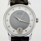 Mido / Automatic Diamonds Date - Unisex Steel Wrist Watch