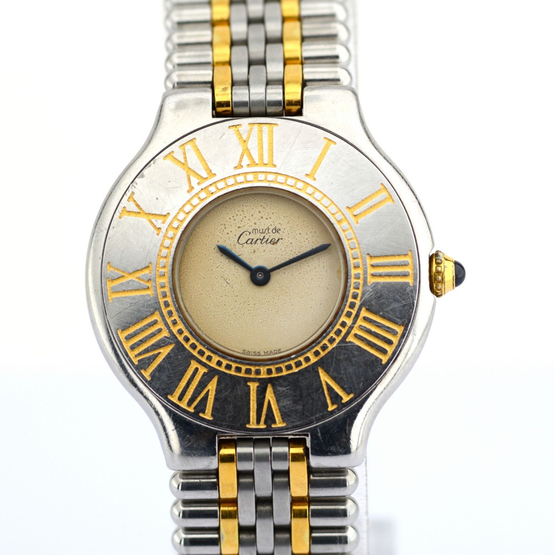 Cartier / Must de 21 - Lady's Gold/Steel Wrist Watch - Image 3 of 7