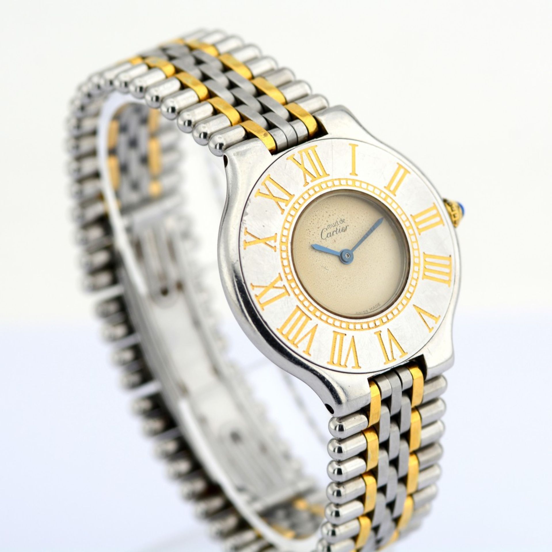 Cartier / Must de 21 - Lady's Gold/Steel Wrist Watch - Image 4 of 7