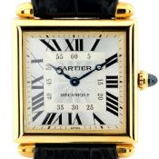 Cartier / Cartier Tank Obus Yellow Gold CPCP Mechanique - Unisex Yellow gold Wrist Watch