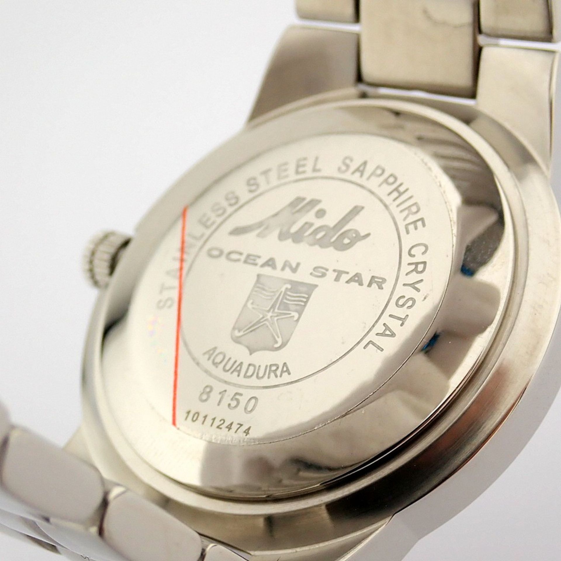 Mido / Ocean Star Aquadura (Brand new) - Gentlmen's Steel Wrist Watch - Image 11 of 12