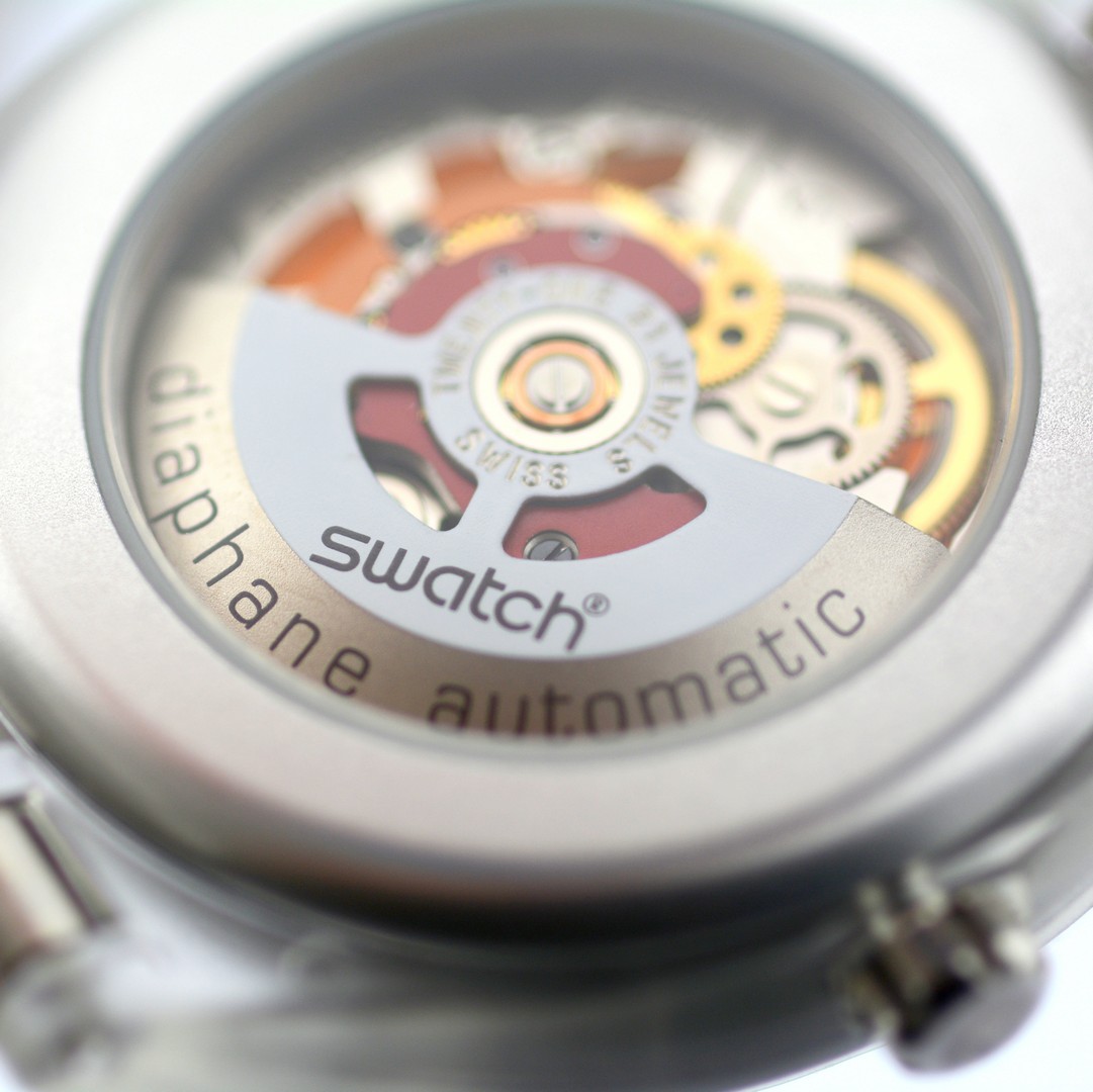 Swatch / Diaphane Irony Automatic - (Unworn) Unisex Steel Wrist Watch - Image 4 of 6