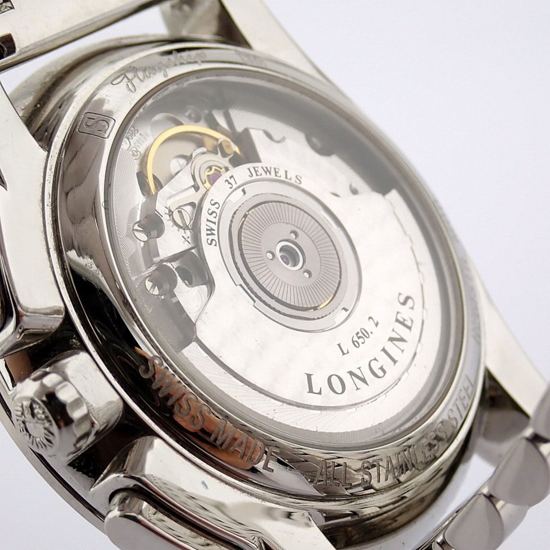 Longines / Flagship Roman Numbers - Gentlmen's Steel Wrist Watch - Image 9 of 10