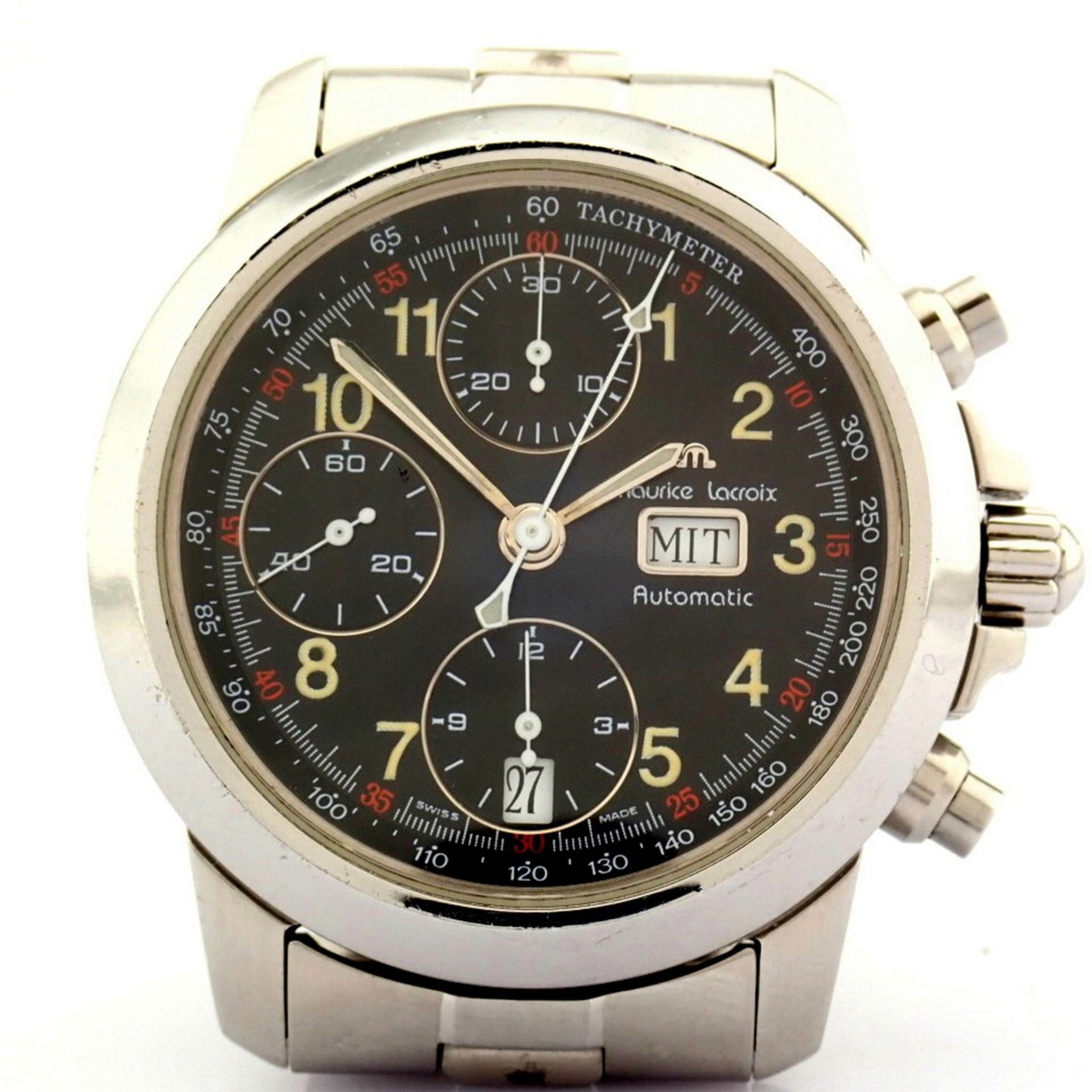 Maurice Lacroix / 39721 Automatic Chronograph - Gentlmen's Steel Wrist Watch - Image 3 of 19