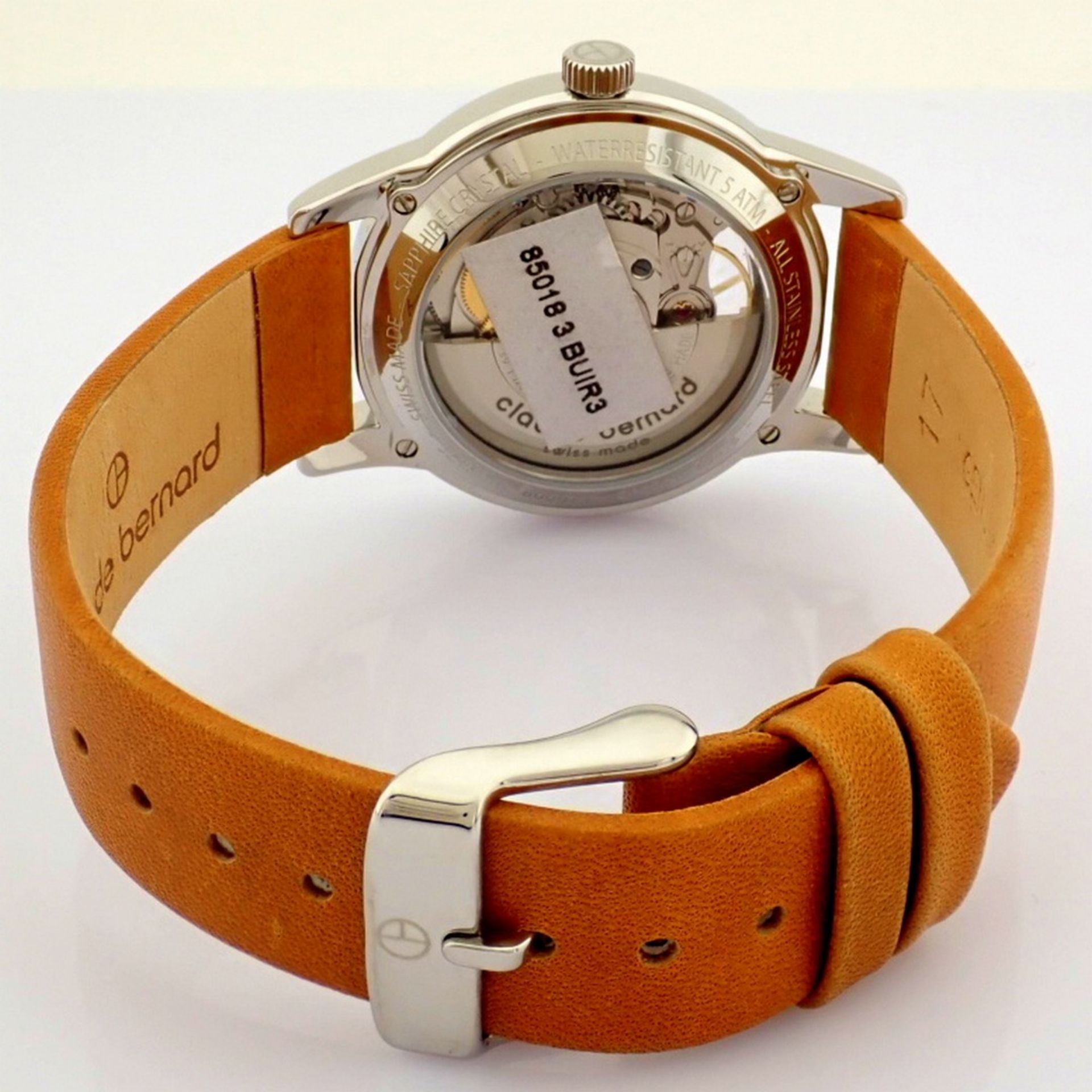 Claude Bernard / Open Heart / Automatic Full Set - (New) Leather / Unisex - Image 4 of 10