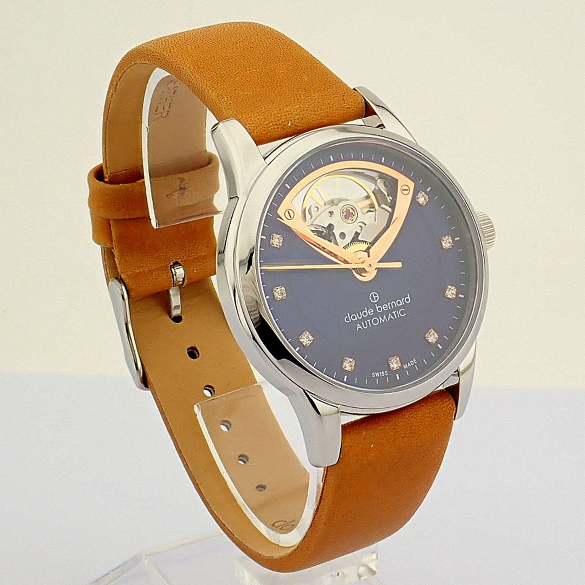 Claude Bernard / Open Heart / Automatic Full Set - (New) Leather / Unisex - Image 3 of 10