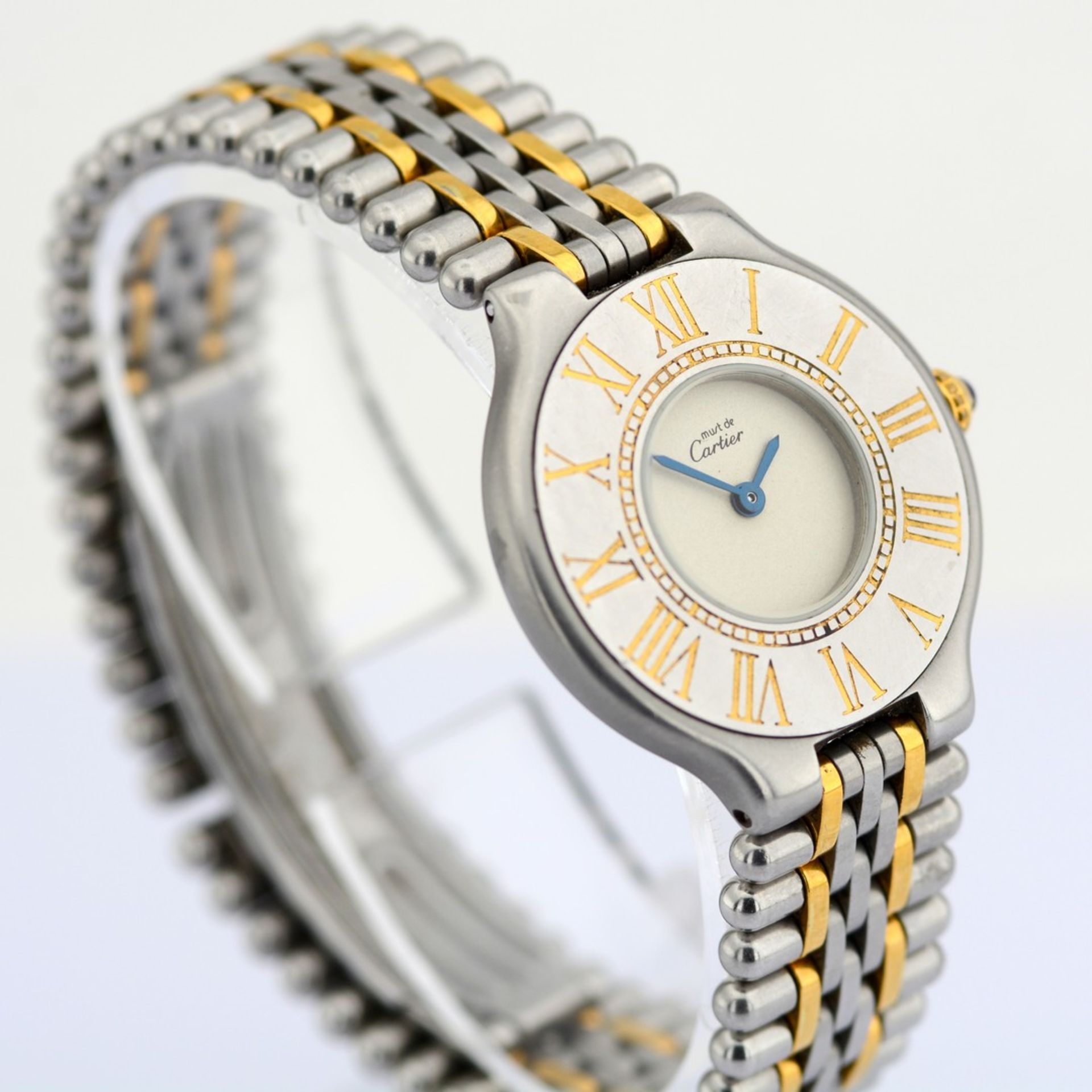 Cartier / Must de 21 - Lady's Gold/Steel Wrist Watch - Image 5 of 8
