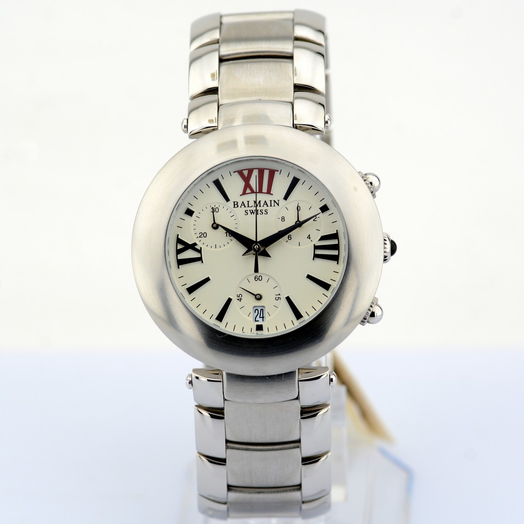 Pierre Balmain / Swiss Chronograph Date - Gentlmen's Steel Wrist Watch - Image 3 of 7