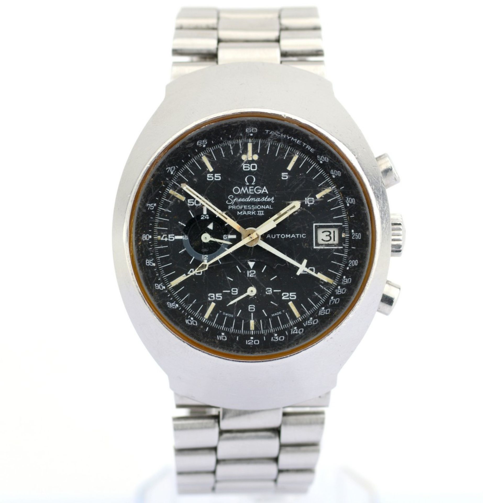 Omega / Speedmaster Mark III - Gentlmen's Gold/Steel Wrist Watch - Image 7 of 8