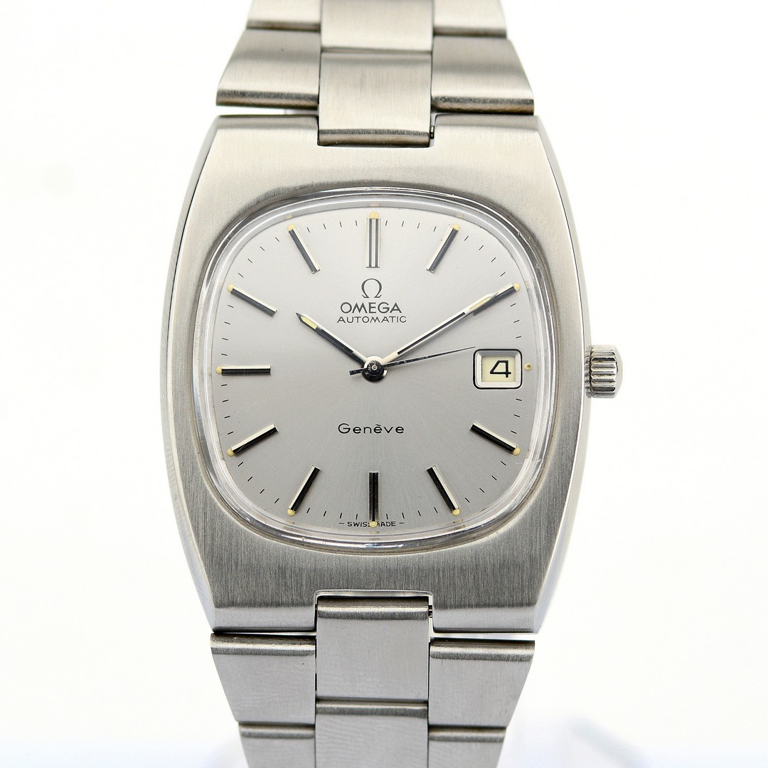 Omega / Geneve Automatic Date - Gentlmen's Steel Wrist Watch - Image 3 of 8