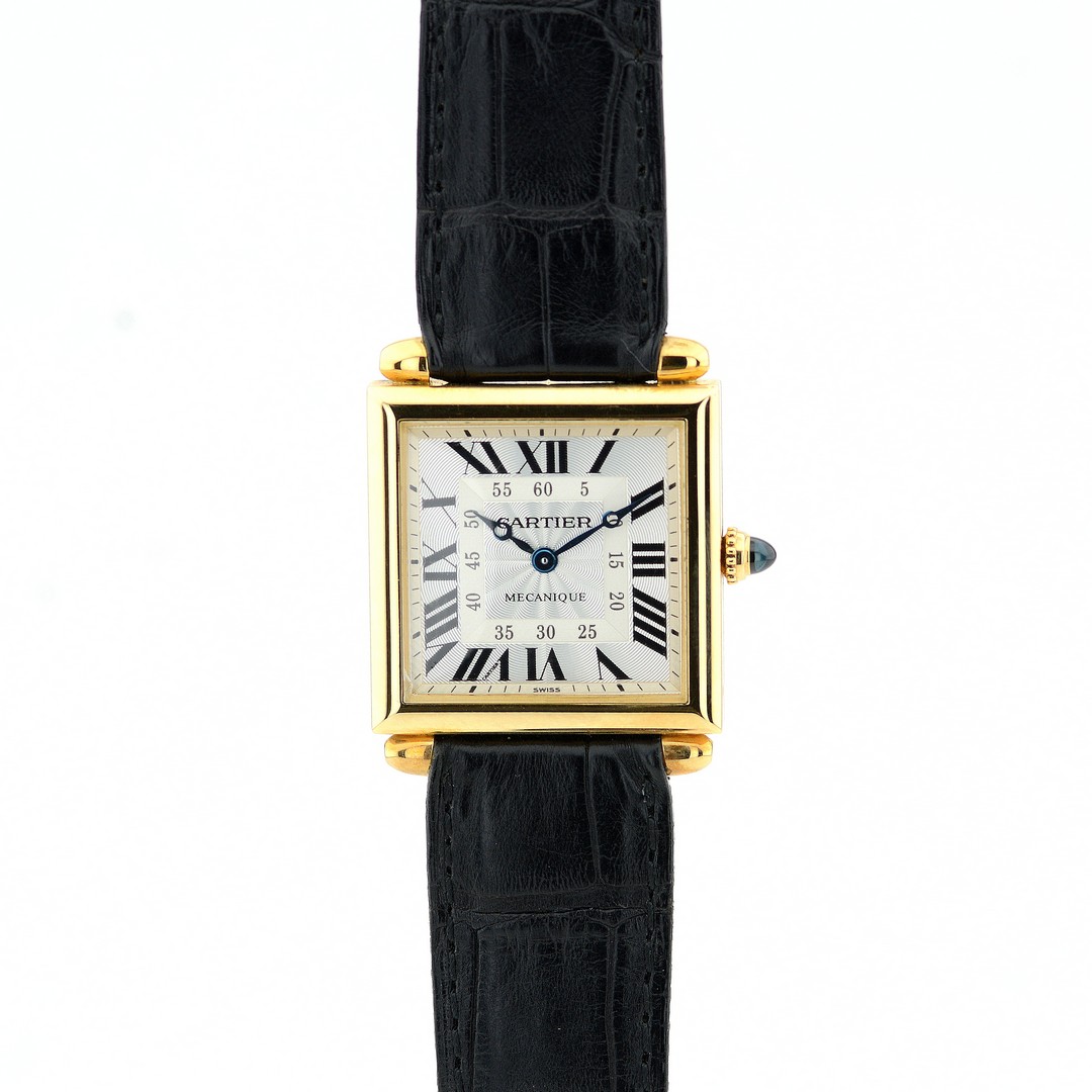 Cartier / Cartier Tank Obus Yellow Gold CPCP Mechanique - Unisex Yellow gold Wrist Watch - Image 4 of 12