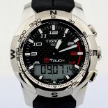 Tissot / T-Touch II Smart (New) - Gentlmen's Steel Wrist Watch