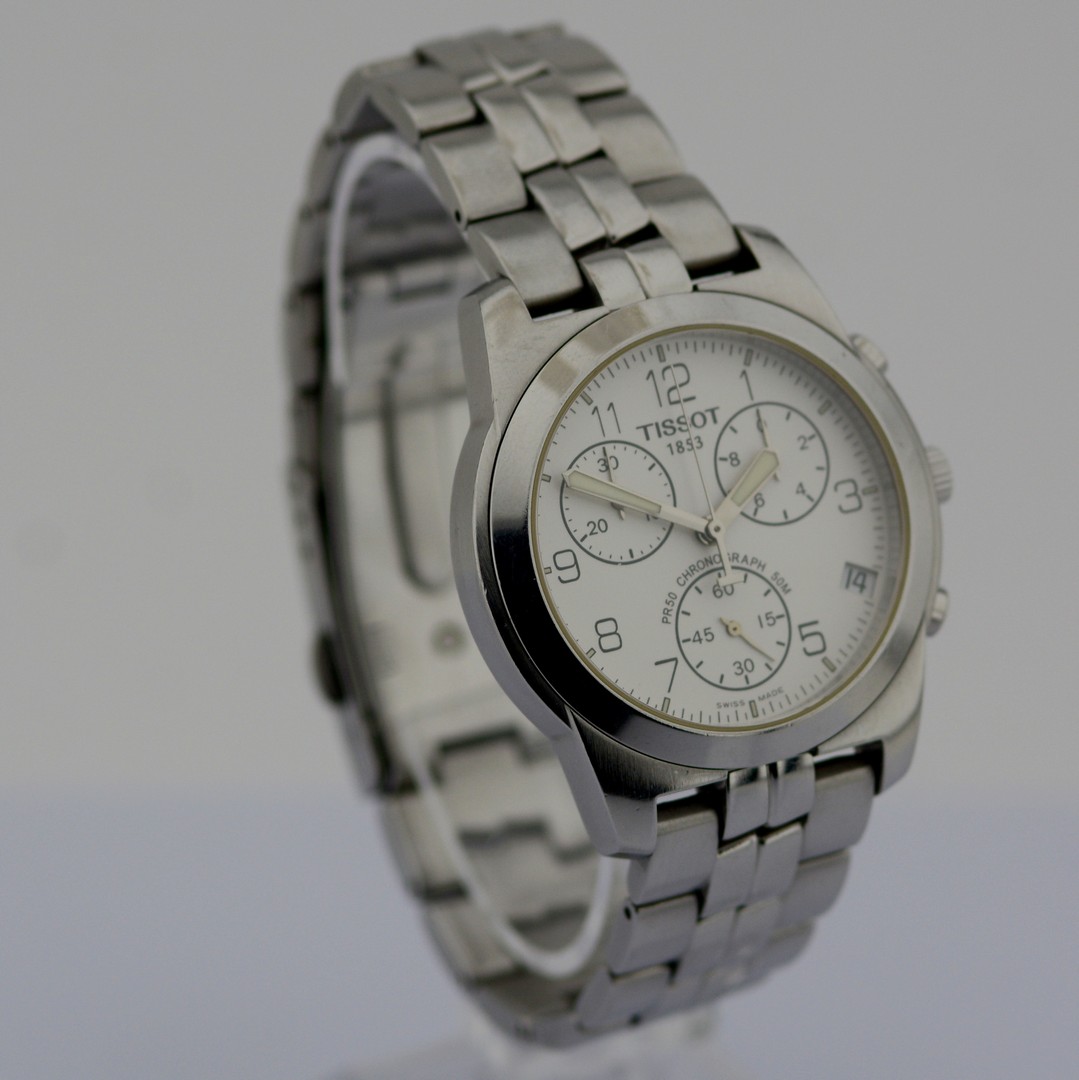 Tissot / PR50 Chronograph - Gentlmen's Steel Wrist Watch - Image 2 of 7