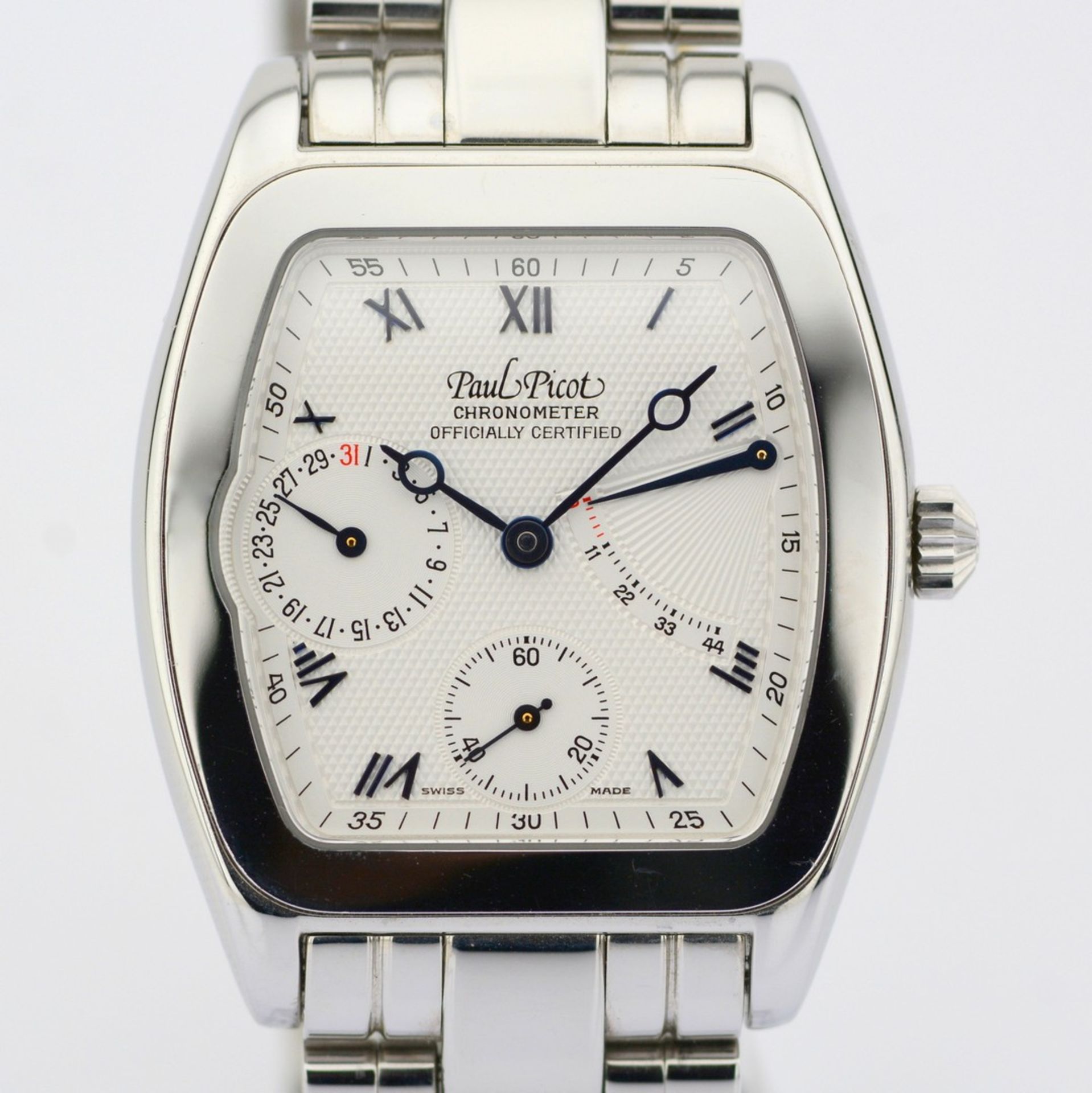 Paul Picot / Firshire Chronometer Reserve (NEW) - Gentlmen's Steel Wrist Watch