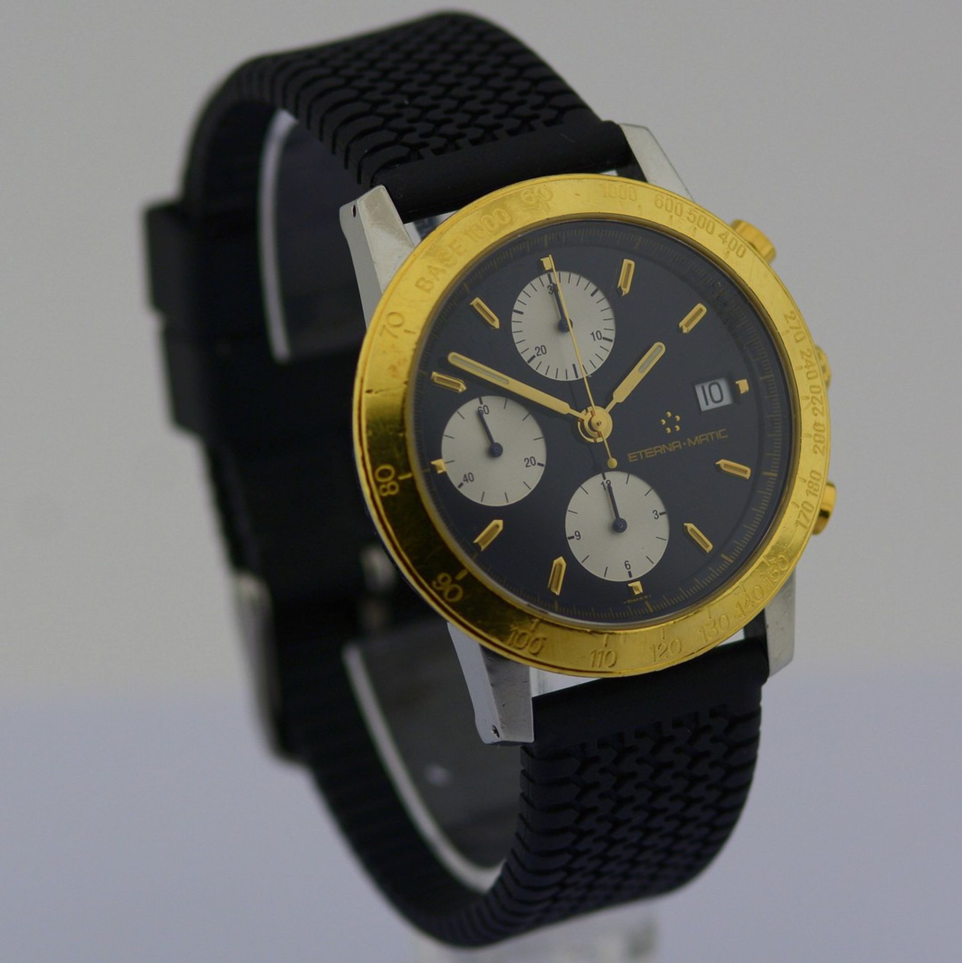 Eterna-Matic / Kontiki Chronograph - Gentlmen's Gold/Steel Wrist Watch - Image 4 of 10