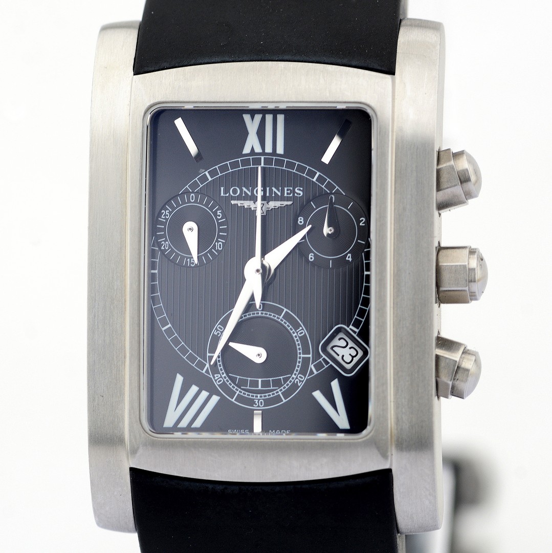 Longines / Dolce Vita Chronograph - Gentlmen's Steel Wrist Watch - Image 2 of 8