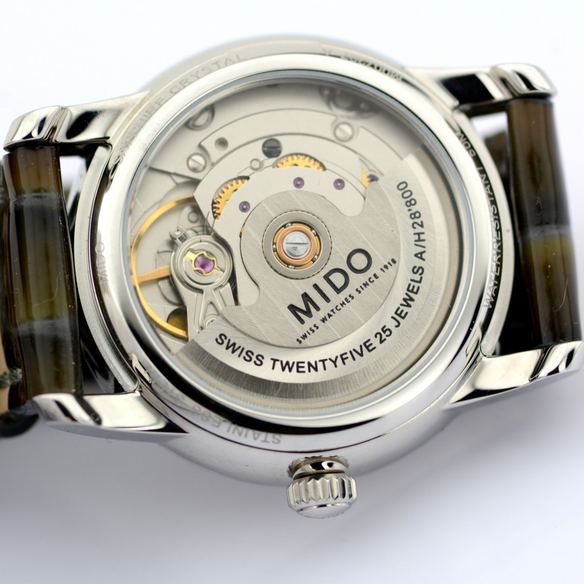 Mido / Automatic Diamonds Date - Unisex Steel Wrist Watch - Image 2 of 11