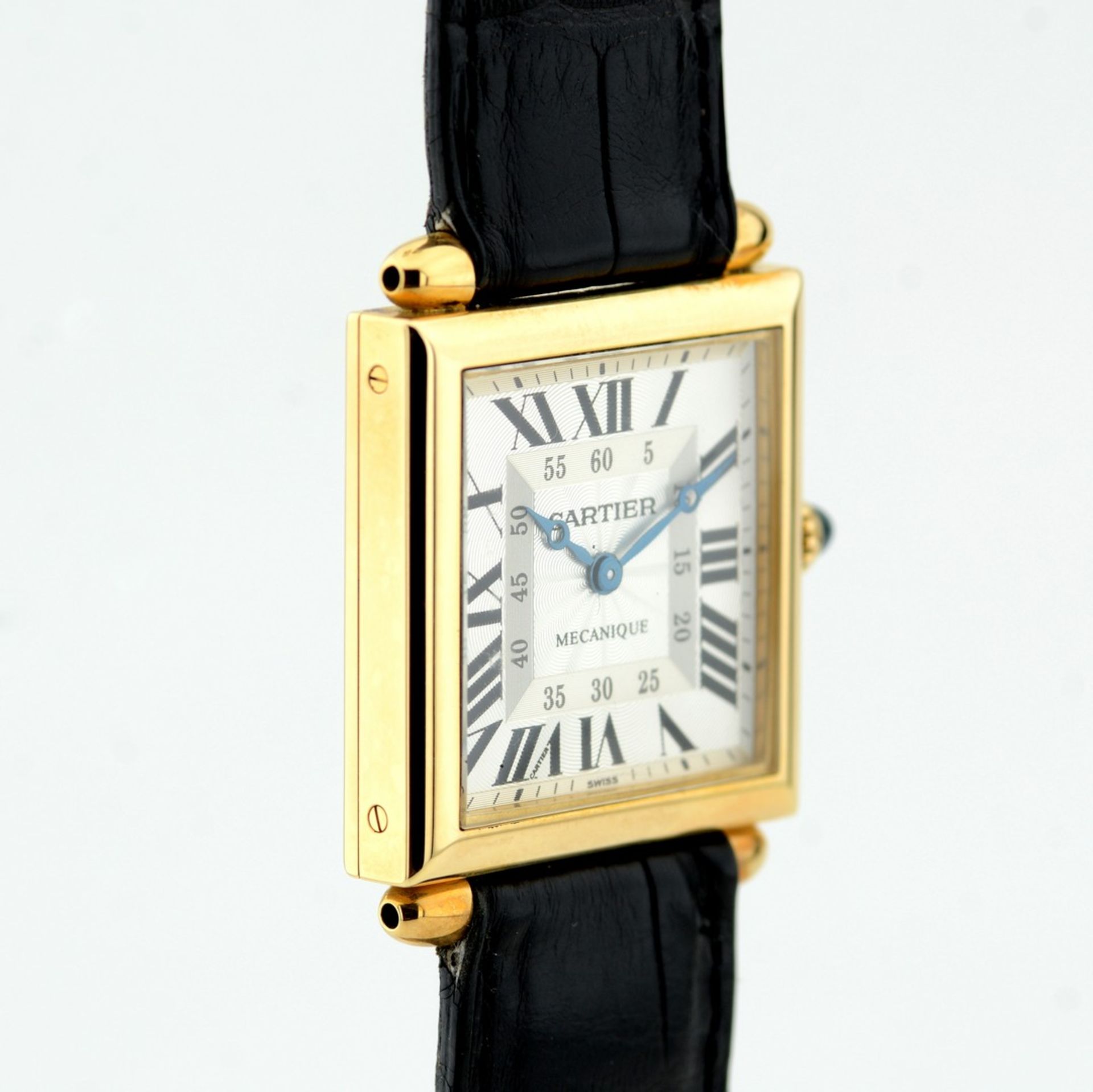 Cartier / Cartier Tank Obus Yellow Gold CPCP Mechanique - Unisex Yellow gold Wrist Watch - Image 5 of 12