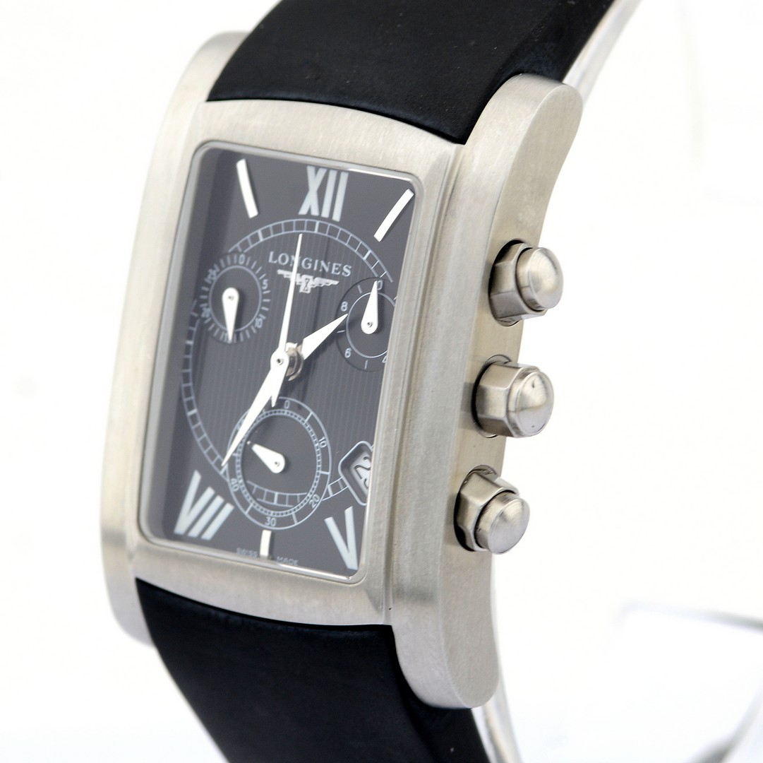 Longines / Dolce Vita Chronograph - Gentlmen's Steel Wrist Watch - Image 4 of 8